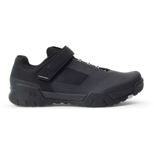 crankbrothers Mallet E Speedlace MTB Clipless Shoe 2021 - UK 8} - Black - Silver, Black - Silver