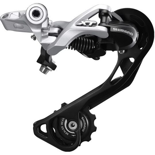 Shimano XT M781 10 Speed MTB Rear Derailleur - Medium Cage - Silver, Silver