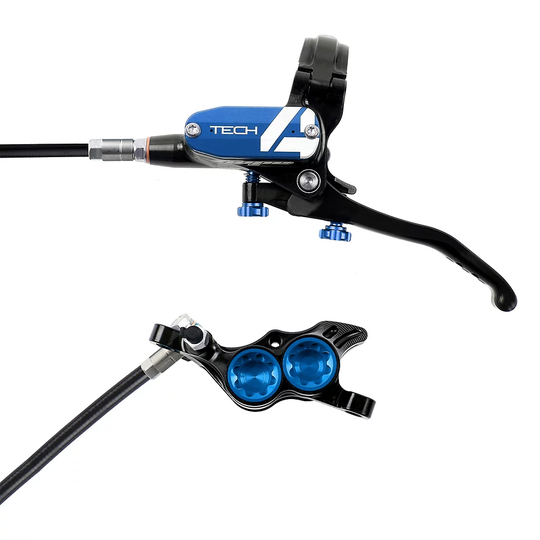 Hope Tech 4 E4 Brake - No Rotor - 1700mm - Blue, Blue