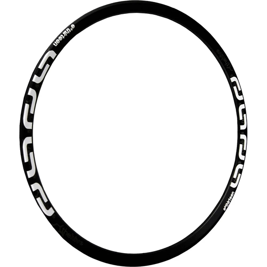 E Thirteen TRS Plus Rim - 28H 2.2mm Sidewall - Black-White, Black-White