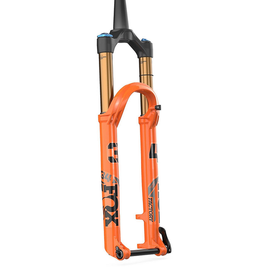 Fox Suspension 34 Float Factory Grip 2 Fork - Axle: 15QR110 Steerer: Tapered - Orange, Orange