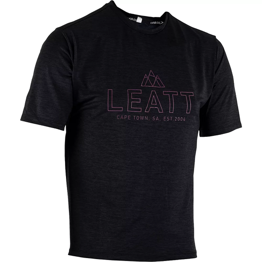 Leatt MTB Trail 1.0 Jersey 2023 - XS} - Black, Black