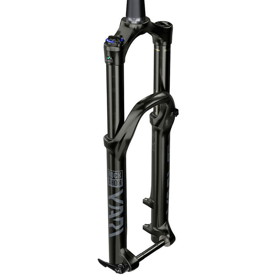 RockShox Yari RC Debonair Boost Forks - 180mm Travel - Black-Grey, Black-Grey