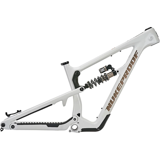 Nukeproof Mega 297 Carbon Frame (EXT Shock) - White - S}, White