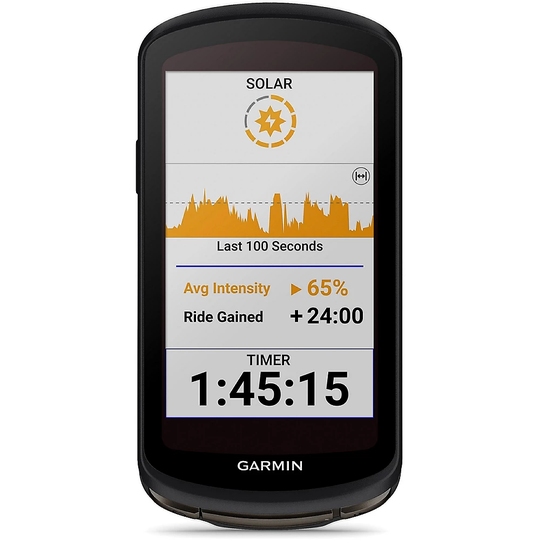 Garmin Edge 1040 Solar GPS Cycle Computer - AU - Black, Black