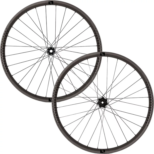 Reynolds Black Label 407 Carbon MTB Wheelset - Shimano HG}, Black