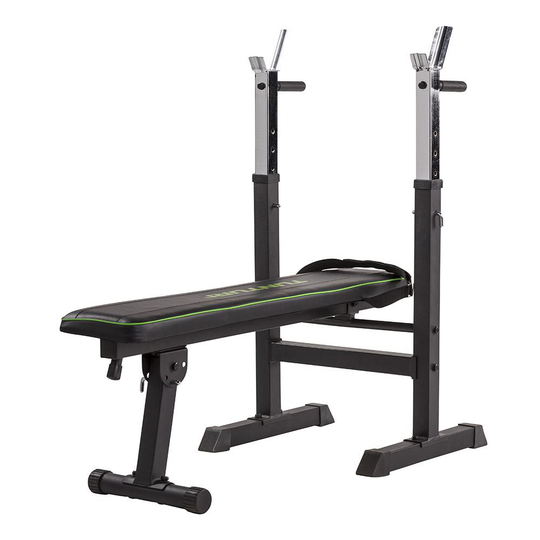 Tunturi Fitness Wb20 Basic Weight Bench, Painonnostopenkki levytankotelineellä