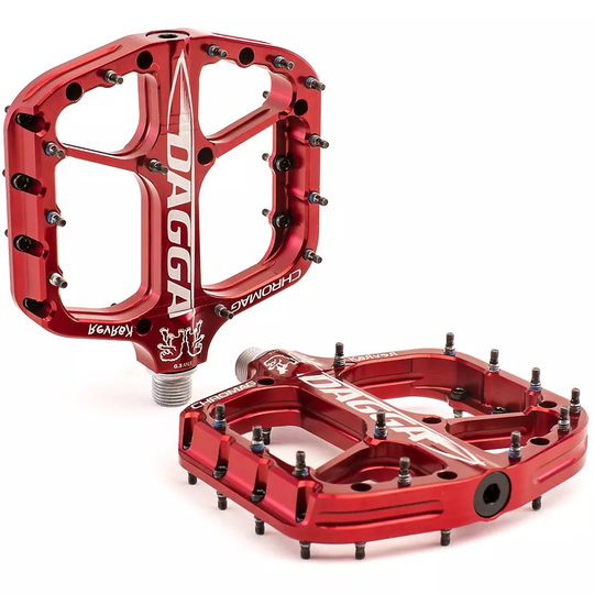 Chromag Dagga Flat Pedal - Red, Red