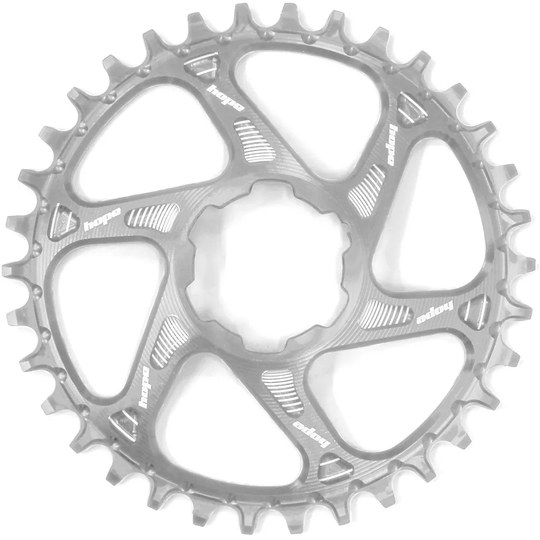 Hope Spiderless Boost Retainer Ring - Direct Mount - Silver, Silver