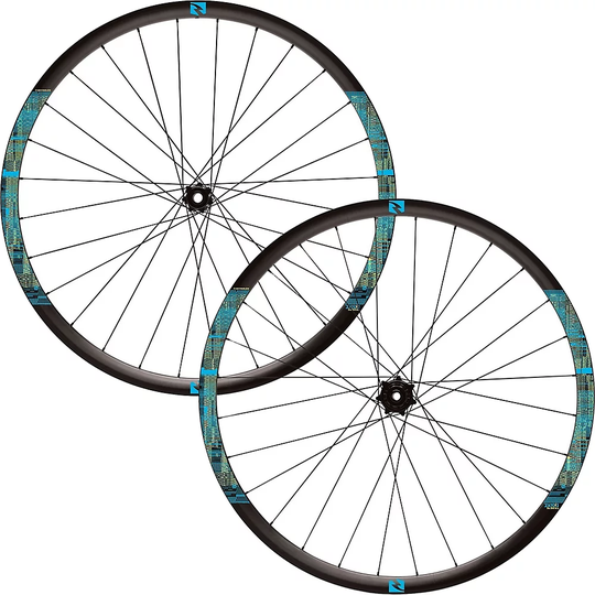 Reynolds TR 307 Carbon Boost MTB Wheelset - Black - Blue - TR 307 E Shimano HG}, Black - Blue
