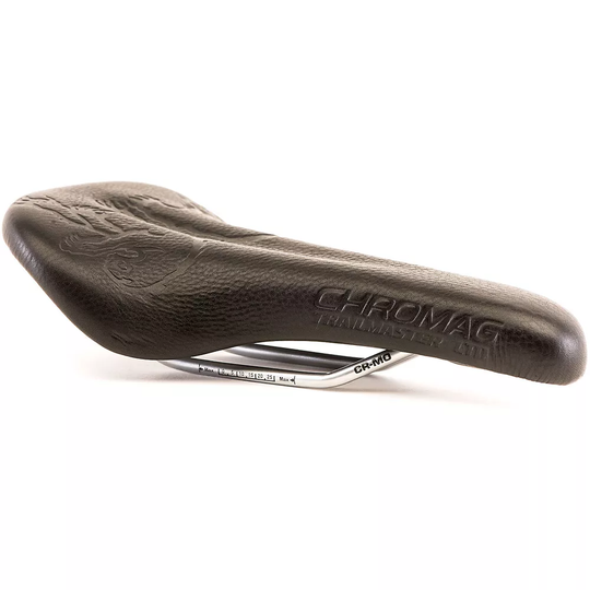 Chromag Trailmaster LTD Mountain Bike Saddle - 140mm Wide - Black, Black