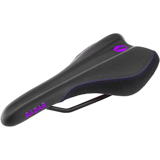 SDG Radar MTN Cro-Mo Saddle - 138mm Wide - Black-Purple, Black-Purple