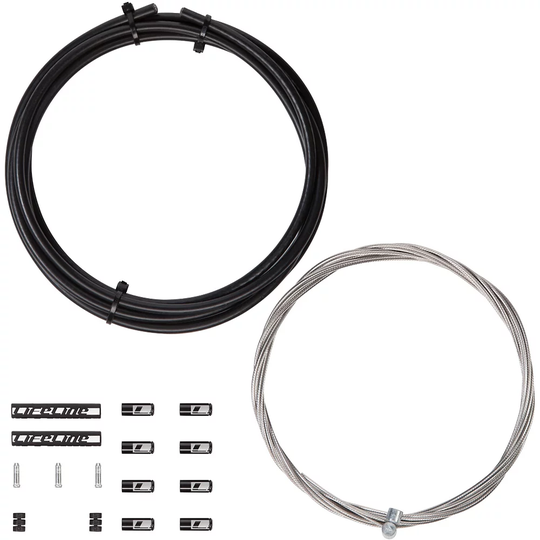 LifeLine Performance MTB Brake Cable Kit - 2 x 2000mm Inner cable, 1 x 2100mm Outer} - Black, Black