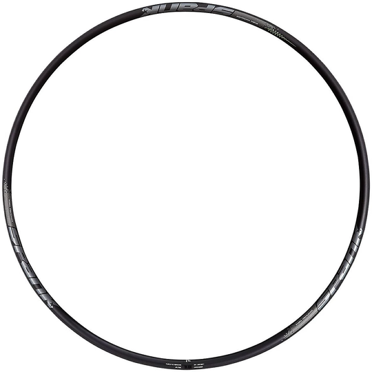 Spank Flare 24 OC Vibrocore Rim - 28 Holes - Black, Black