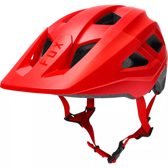 Fox Racing Mainframe Helmet (MIPS) - S} - Fluorescent Red, Fluorescent Red