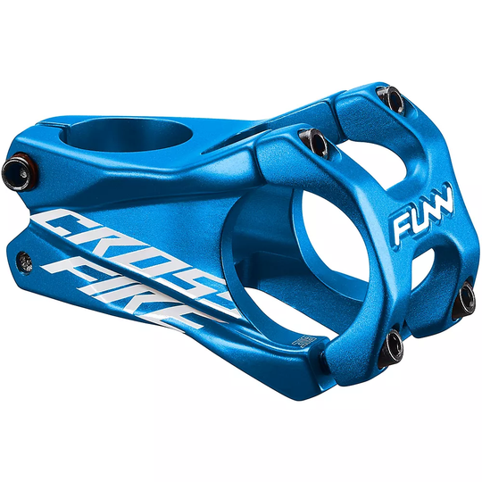 Funn Crossfire Stem - Blue - 1.1/8"}, Blue