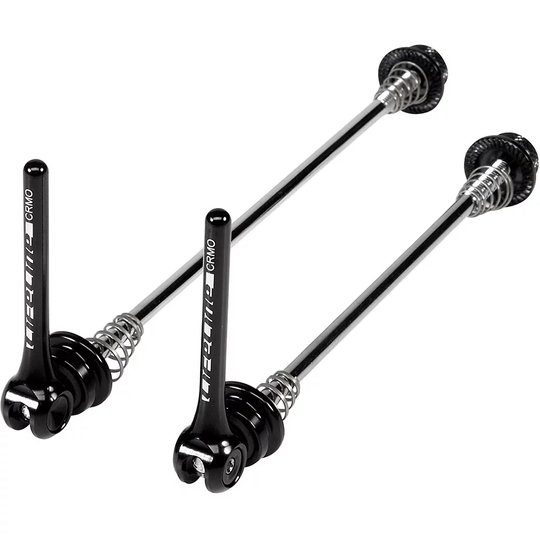 LifeLine CrMo Quick Release Skewer Set - MTB 100mm & 135mm} - Black, Black