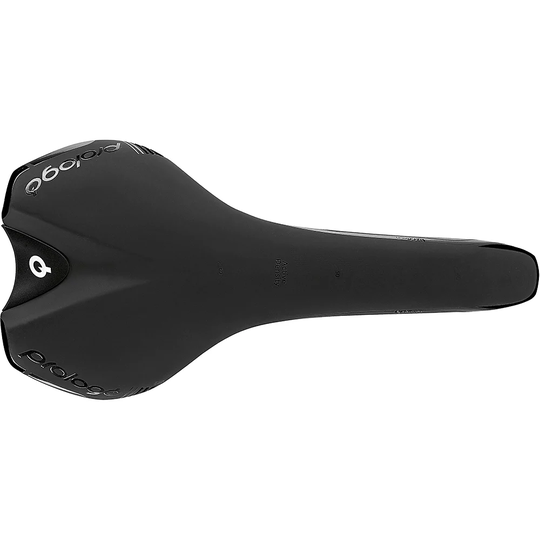 PROLOGO Nago Evo Road Bike Saddle (Tirox Rails) - 141mm Wide - Black, Black