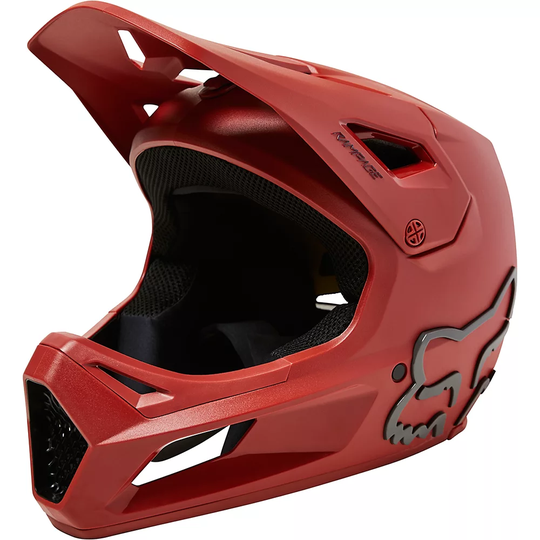 Fox Racing Rampage Full Face MTB Helmet SS22 - M} - Red, Red