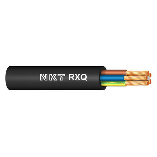 NKT TFX420112-1 Maadoituskaapeli RXQ, 0,6/1KV 3G1,5 mm², 50 m rengas
