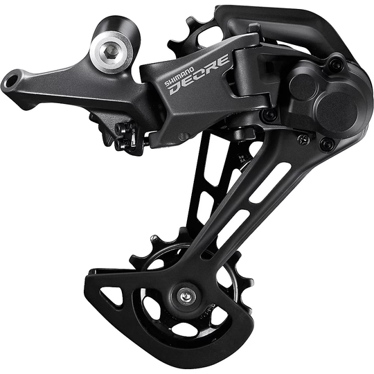 Shimano M5100 Deore 11Sp Shadow+ Rear Derailleur - Long Cage} - Black, Black