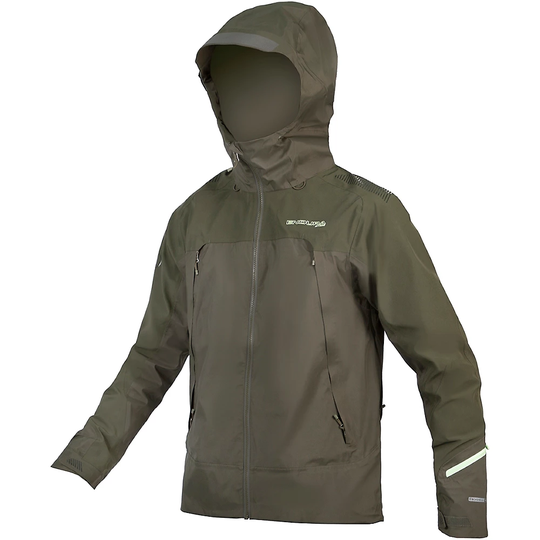 Endura MT500 Waterproof MTB Jacket II - XL} - Bottle Green, Bottle Green