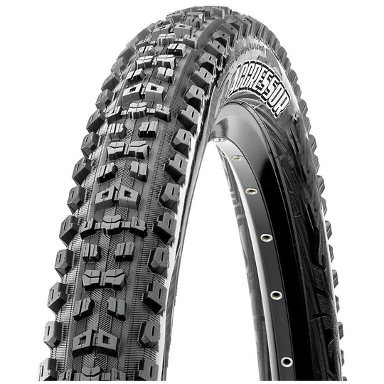 Maxxis Aggressor Mountain Bike Tyre - Folding Bead - Black, Black