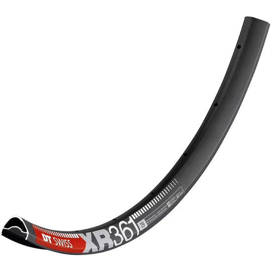 DT Swiss XR 361 Asymmetric MTB Disc Rim (22.5mm) - 32H - Black, Black
