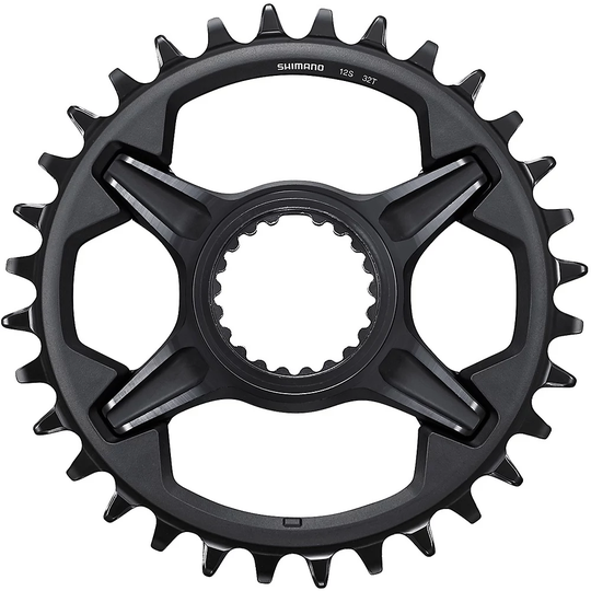 Shimano XT M8100 12 Speed Chainring - Direct Mount - Black, Black