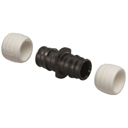 Uponor 1880229 Jatkoliitin sis. liitäntärenkaat 16 x 16 mm