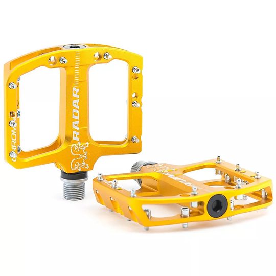 Chromag Radar Youth MTB Pedals - Gold, Gold