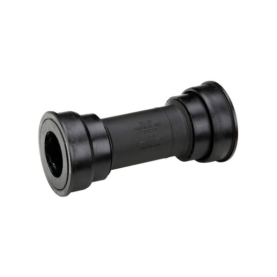 Shimano XT MT800 MTB Press Fit Bottom Bracket - 89.5/92mm - BB92 PF41 - 24mm Spindle} - Black, Black