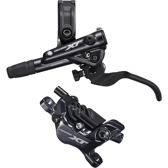 Shimano XT M8120 Disc Brake - Left Hand Front - Black, Black