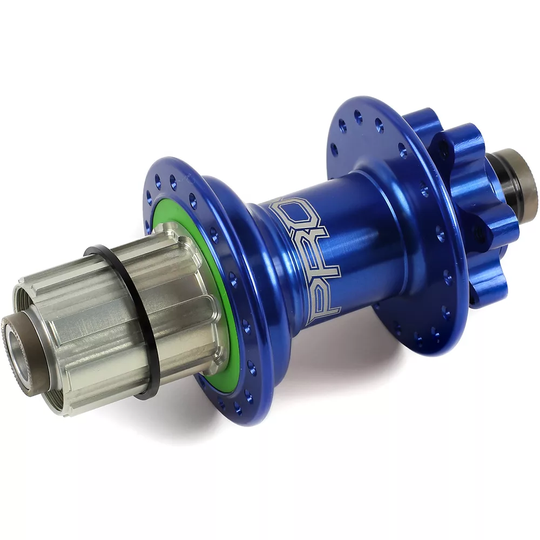 Hope Pro 4 MTB Rear Hub (135mm x 12mm Axle) - 32h - 135mm x 12mm Axle - Blue, Blue