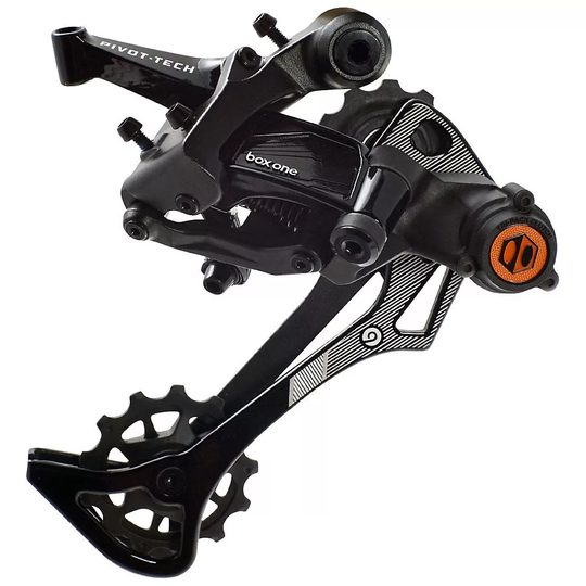 Box One Prime 9 Speed MTB Rear Derailleur - X-Wide} - Black, Black