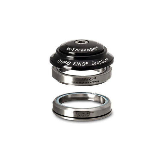 Chris King Dropset 4 (IS42-IS42) Headset - Black - 1.1/8"}, Black