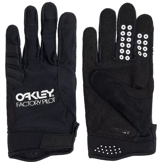Oakley Switchback MTB Gloves - M} - Blackout, Blackout