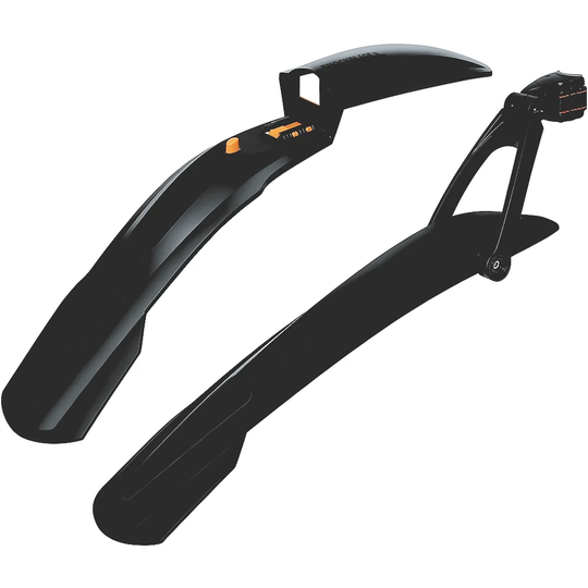 SKS 26" MTB Blade Clip-On Mudguard Set - Black, Black