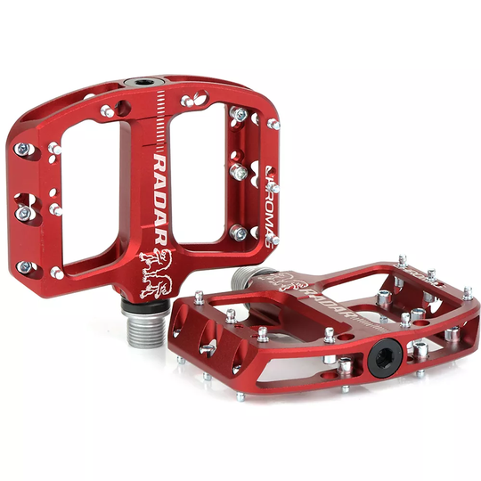 Chromag Radar Youth MTB Pedals - Red, Red
