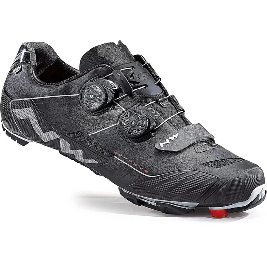Northwave Extreme XC MTB SPD Shoes - EU 38} - Black - Black, Black - Black