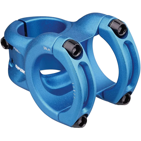 Spank SPOON 350 Mountain Bike Stem - Blue - 1.1/8"}, Blue