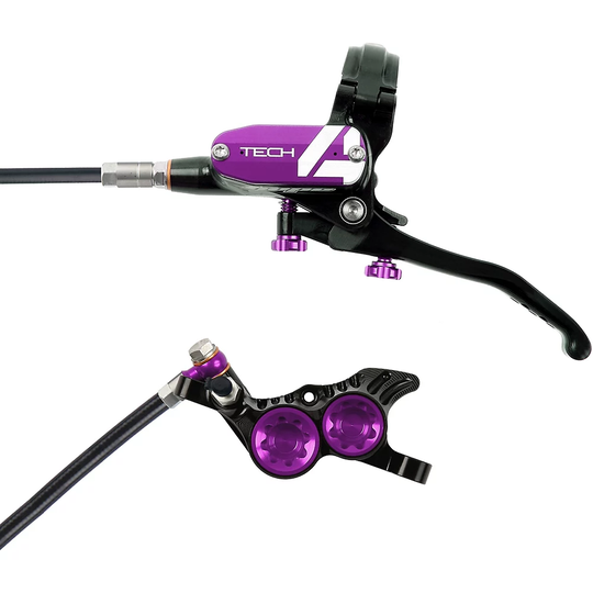 Hope Tech 4 V4 Brake - No Rotor - 1700mm - Purple, Purple