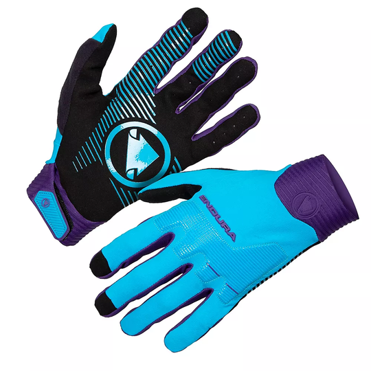 Endura MT500 D30 MTB Gloves - L} - Electric Blue, Electric Blue