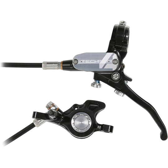 Hope Tech 4 Trial Zone No.9 Brake - No Rotor - Silver - RH}, Silver