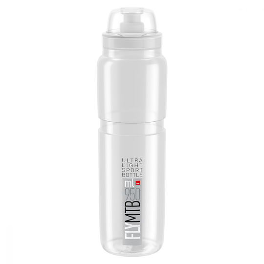 Elite FLY MTB kirkas 950ml harmaa logo