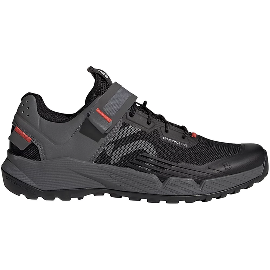 Five Ten Women's Trailcross CLI Clip-In Shoes SS22 - UK 7.5} - core black-grey three-red, core black-grey three-red