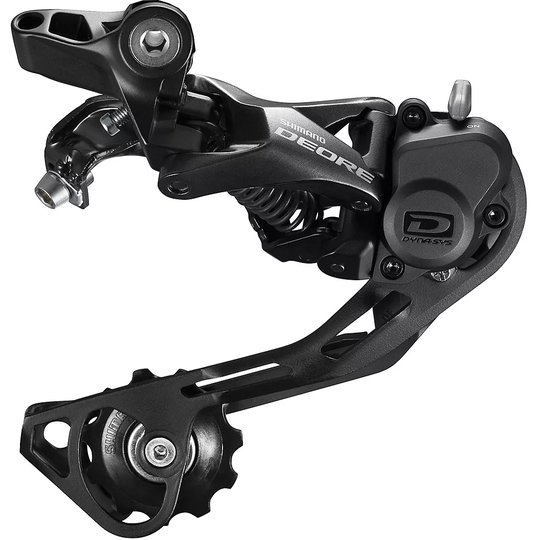 Shimano Deore M6000 10sp Rear Derailleur - Medium Cage} - Black, Black