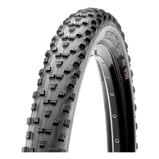 Maxxis Forekaster Plus MTB Tyre (3C-DC-EXO-TLR) - Folding - Black, Black