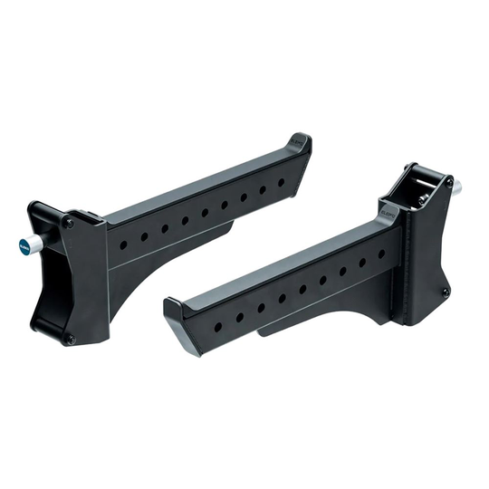 Eleiko Prestera Gliding Safety Arms, Pair - Black