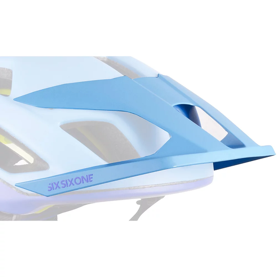 SixSixOne Crest MTB Helmet Visor 2020 - One Size} - Blue, Blue
